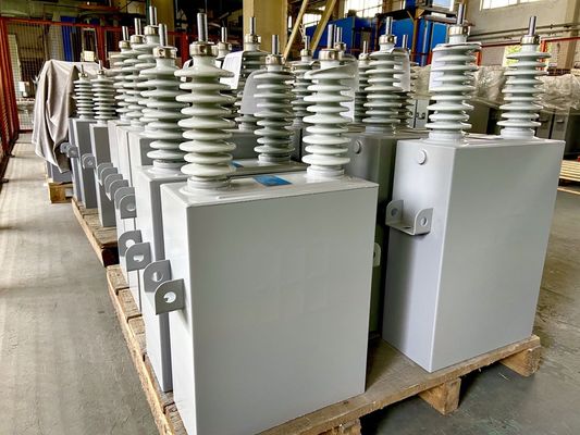 नामित शक्ति कारक 0 8 उच्च वोल्टेज संधारित्र बैंक 1000A 1000kVAR